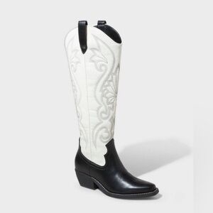 Wild Fable Women's Kenzie Tall Western Boots with Memory Foam Insole 8
